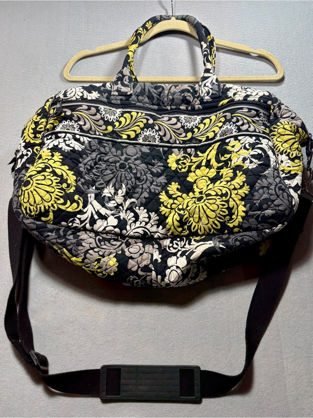 Quilted Cotton Vera Bradley Travel Bag- Retired Pattern Baroque